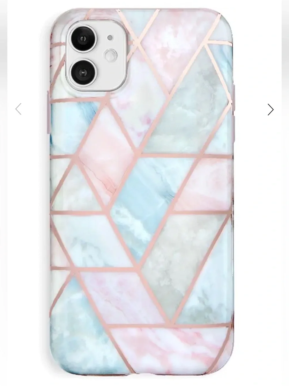 Velvet Cavier Geometric Marble iPhone 14 Plus case New never used